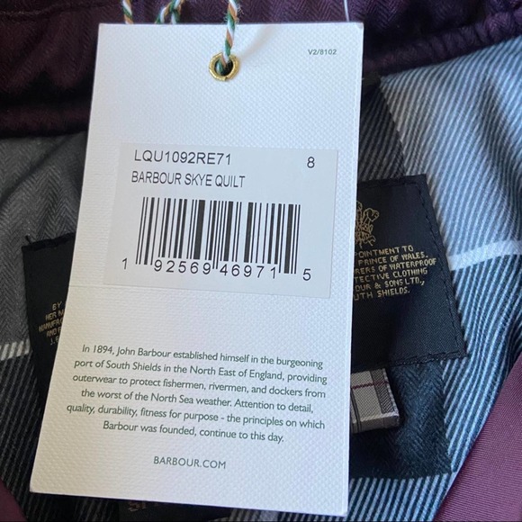 Barbour The Original Tartan Quilted Jacket NEW 4 - Picture 11 of 15